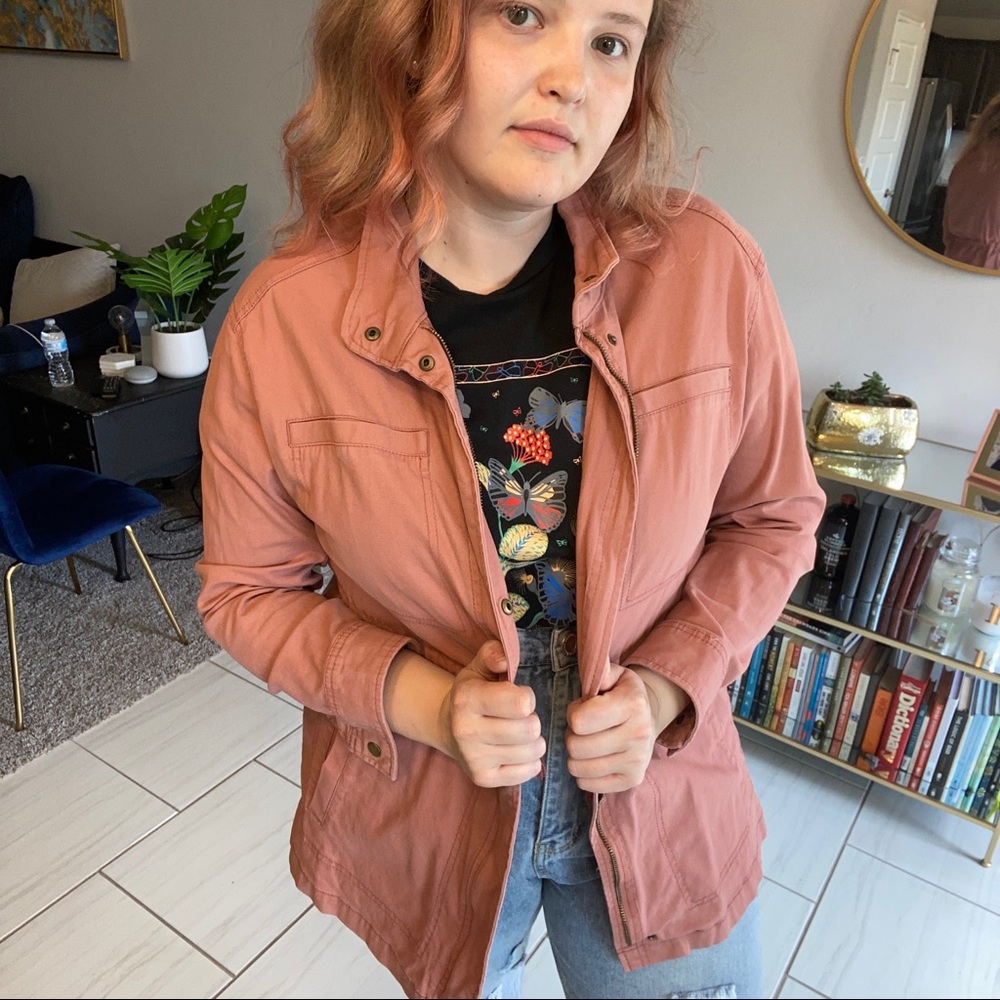 Pink💕Utility Jacket